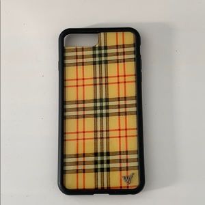 Wildflower Cases Yellow Plaid iPhone 7+ Case